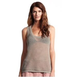 Derek Lam DesignNation Knit Mesh Tank